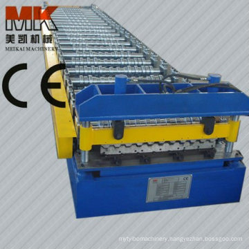 coated steel roofing sheet roll forming machine